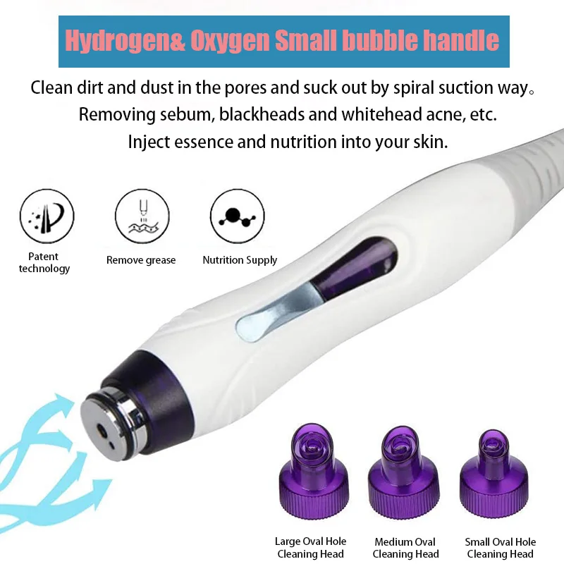 6 In 1 Small Bubble Hydrogen Oxygen Beauty Machine Facial Professional SPA Skin Cleaning Moisturizing Lifting Anti-Aging Wrinkle