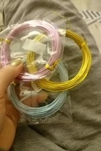 Alambre de aluminio suave para joyería, alambre de color Aluminio para manualidades, 3/2, 5/2, 0/1, 5/1mm, 10-5m