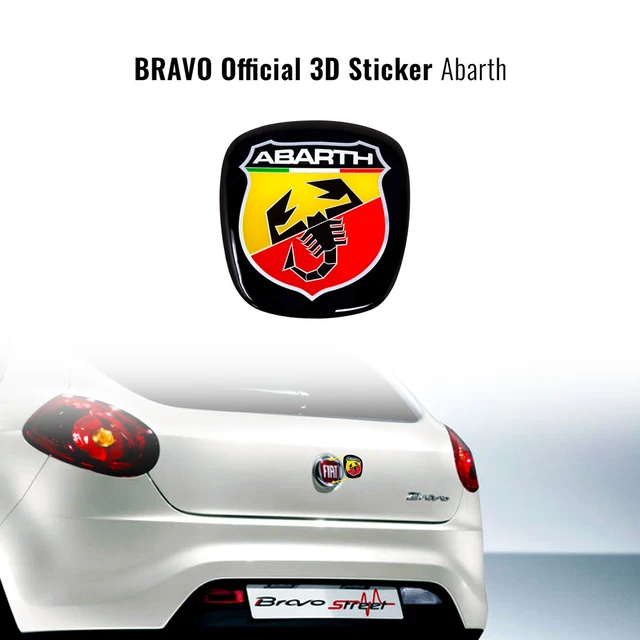 Abarth Sticker 3d Filter Logo For Fiat Punto Evo - Car Stickers - AliExpress