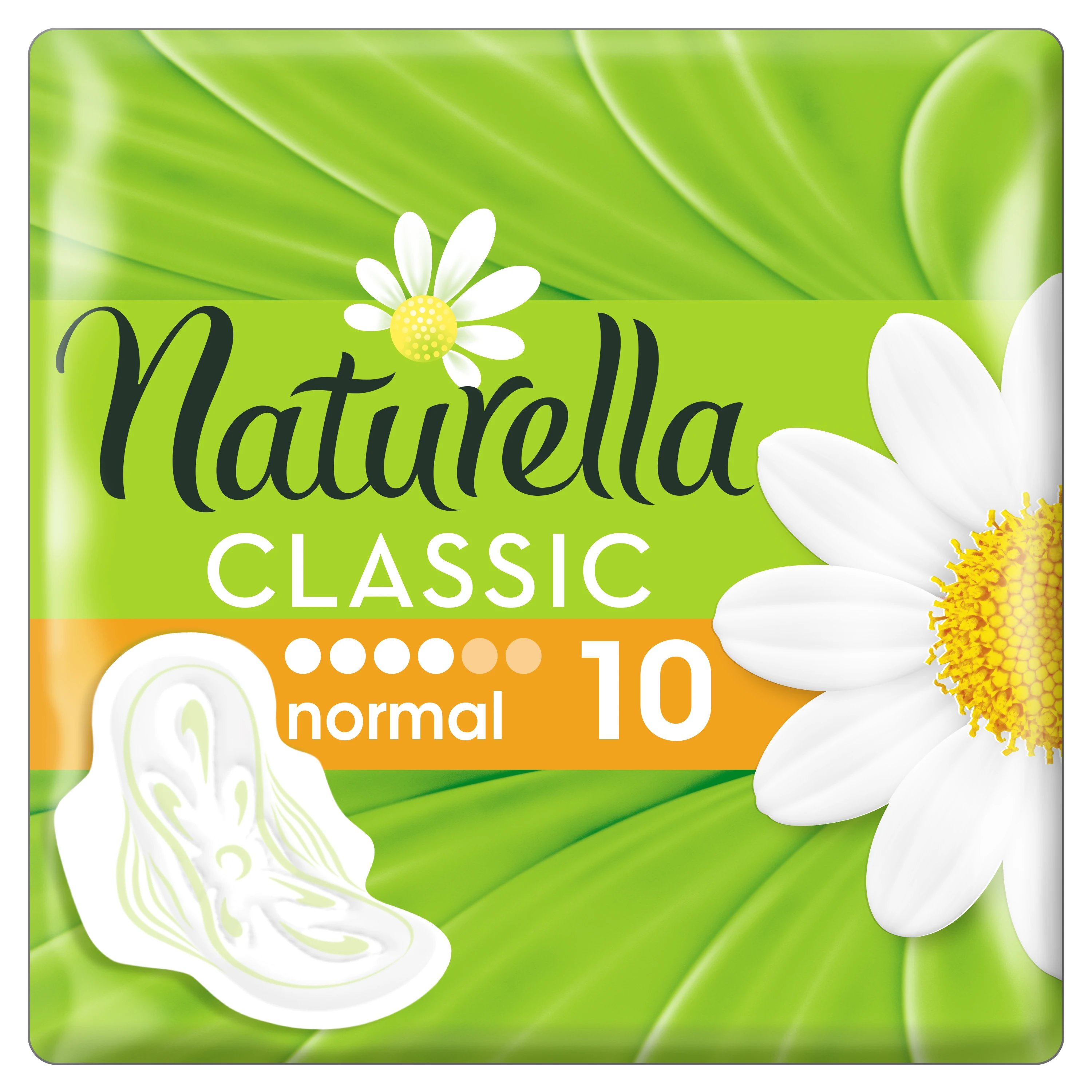 Женские ароматизированные прокладки Naturella CLASSIC Normal(с ароматом ромашки) Single, 10 шт