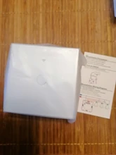 Tuya Wifi inteligente interruptor de luz táctil Neutral de alambre requiere interruptor de pared de la UE tableta amortiguador Tech accesorio beige Rojo Negro compruebe Tartan tableta amortiguador banda trabajo con Alexa Google No se necesita Hub