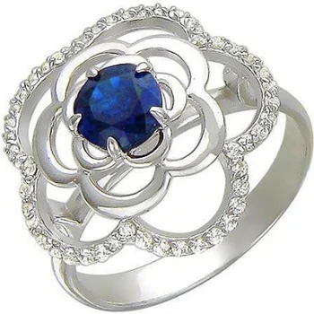 

Esthete ring with spinel and cubic zirconia