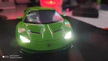 Lamborghinis-modelo de coche deportivo de aleación LP770 750, 1:32, sonido fundido a presión, cola de elevación de supercarreras, regalo para niños