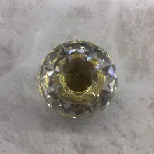 Furniture Hardware Wardrobe-Handle Drawer Pulls Cupboard Glass Knobs Cabinet-Door Diamond
