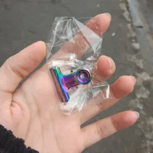 Tutú láser artesanal de Metal, clip de papel de arcoíris para libros, carpeta, organizador decorativo de oficina, accesorios, papelería, H0285