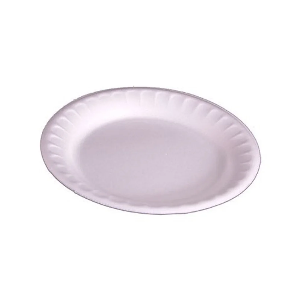 High Quality Polystyrene Disposable Foam plates 9" For Wedding Parties BBQ Plate