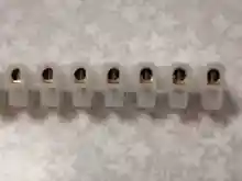 Electrical Connector Block-Terminal Strip Barrier Plastic 12-Positions Dual-Row