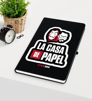

Personalized La Casa De Papel Black Notebook-18