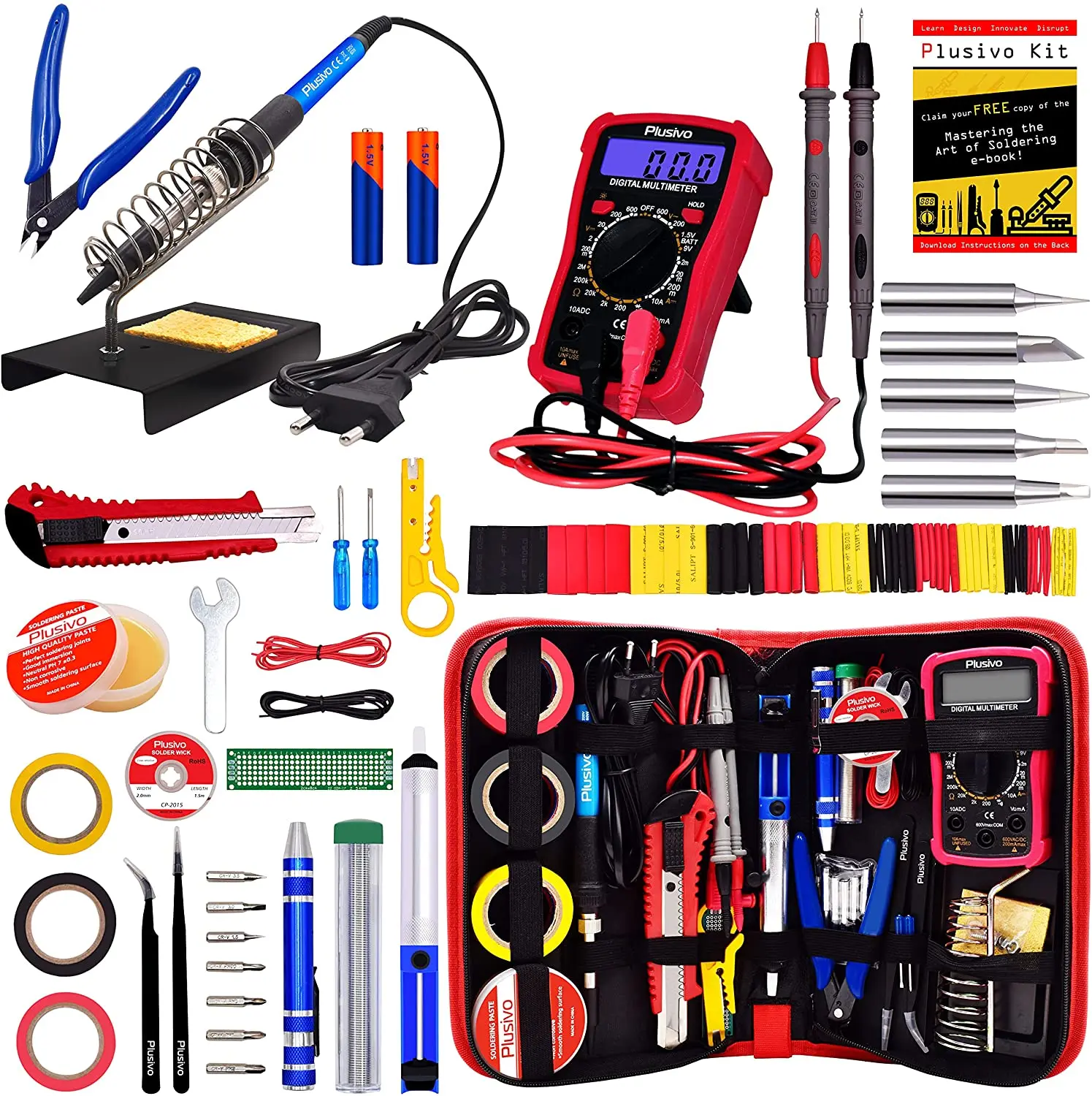 Soldering Iron Kit SET (60W) Adjustable Temperature Electric Desoldering Pump For Electronics | Инструменты
