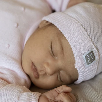 

Minutus - gorro para recién nacido niño, gorro para bebé niña, gorro de algodón para bebe, sombrero de algodón para niño, tricot