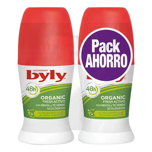 Роликовый дезодорант органический Extra Fresh Activo Byly(2 uds