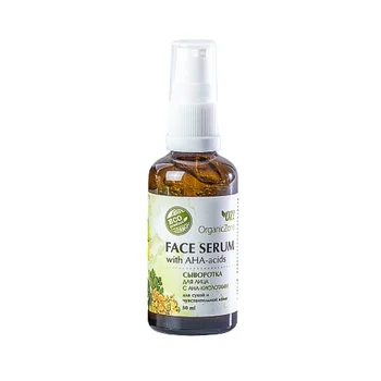 

Oz! Organiczone serum for face with AHA-acids for dry and sensitive to