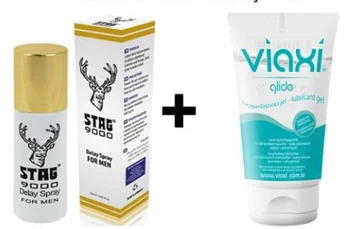 

QUALITY MEN SPECIFIC RETAINER SPRAY + Viaxi Glide Lubricant Gel (ORIGINAL GERMANY)