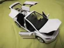 1:32 modelo Tesla X coche en miniatura de aleación con tirar juguete electrónico con simulación de luces y música modelo juguetes para niños de regalo