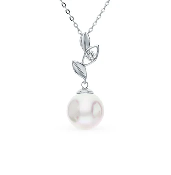 

Silver necklace with pearls sunlight sample 925
