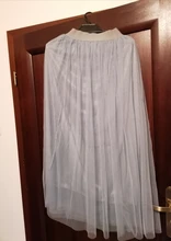 OHRYIYIE-falda de tul Vintage para mujer, faldas de malla de cintura alta elástica, largo plisado, para primavera y verano, 2021