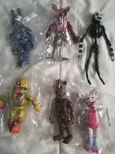 Nuevo 6 unids/set en Freddy cinco noches PVC figura de acción de 17cm Bonnie Foxy juguetes de Freddy 5 Fazbear muñeco de oso bebé juguetes para los niños