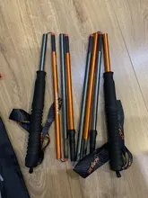 Trekking-Poles Walking-Stick Ultralight Carbon-Fiber AONIJIE Race Running Folding E4201