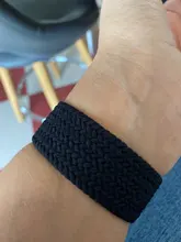 Correa de nailon trenzado para Apple watch, correa elástica de 44mm, 40mm, 38mm y 42mm, serie iWatch 3, 4, 5, se, 6