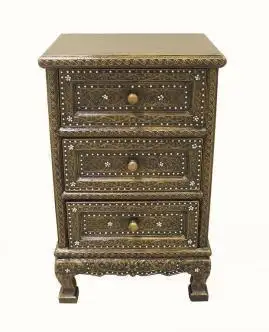 

Bedside table with 3 drawers