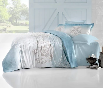 

Bed linen Clarette color: blue (2 CN. Euro)