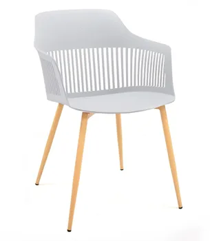 

Armchair ALCAZABA metal polypropylene Gray