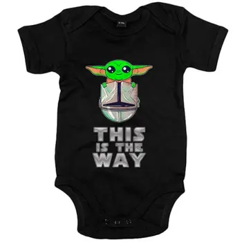

Baby bodysuit spoof baby yoda phrase This is the way