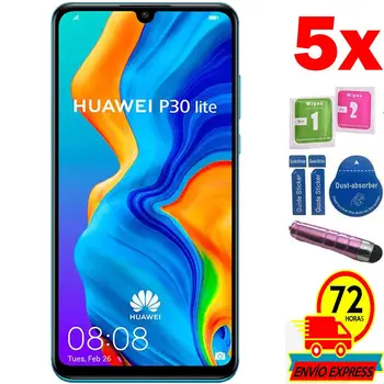 

5x Protectors Screen Tempered Glass for for Huawei P30 Lite (Not Full SEE INFO) PEN