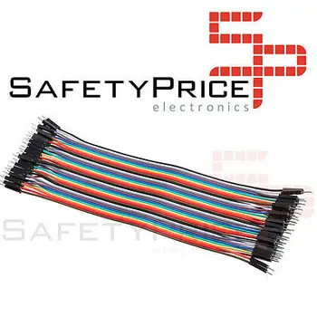 

40x Cables 40cm male jumper dupont 2,54 arduino protoboard Arduino