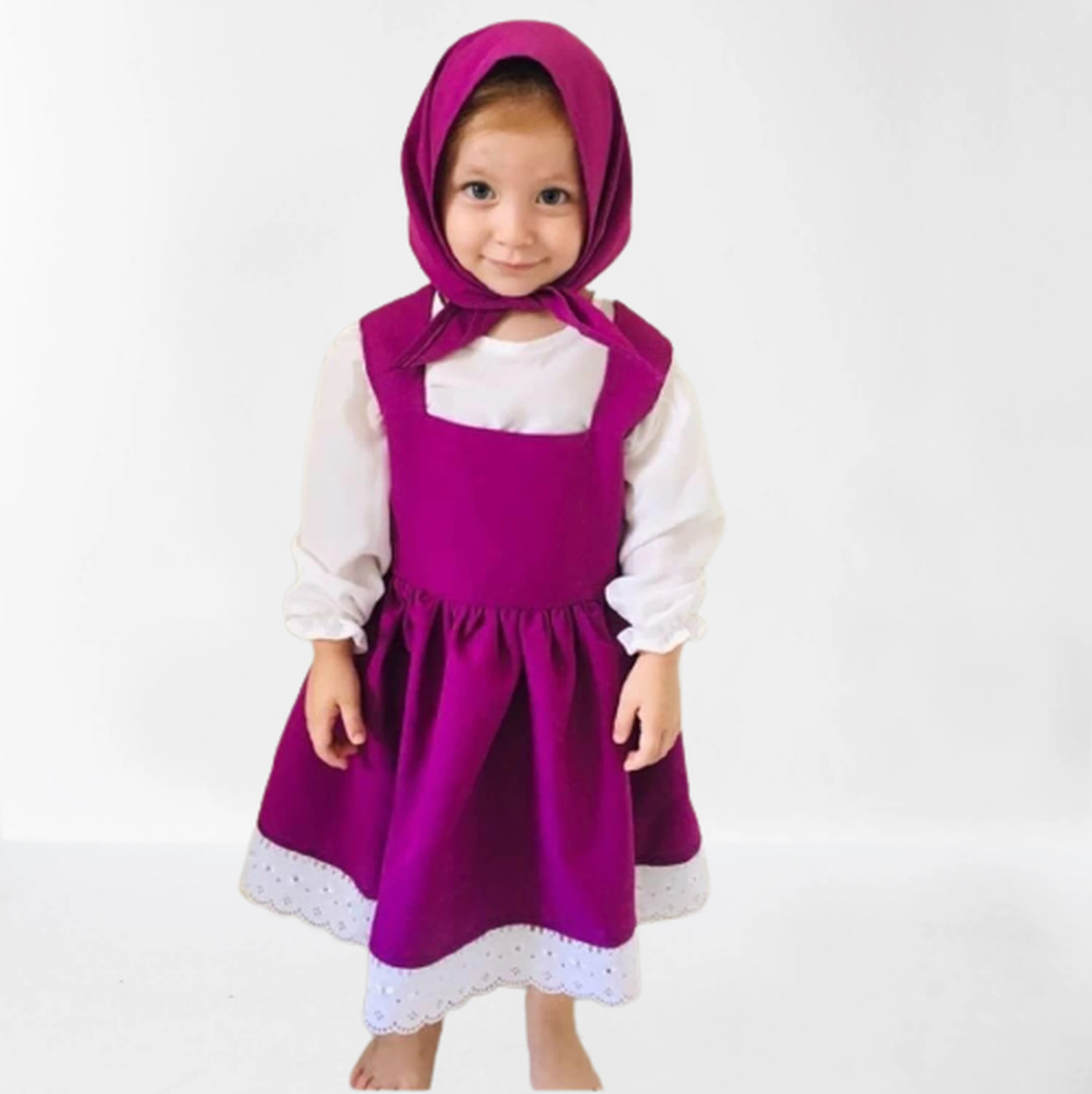 Masha Hat Masha And Bear Costume Baby Kids Halloween stickhealthcare