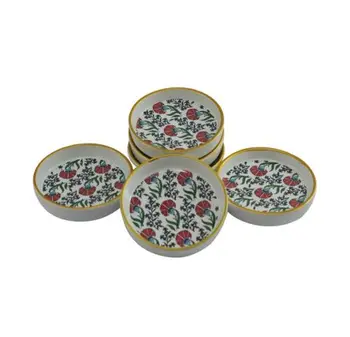 

(SET OF 6) Gift set Authentic Turkish Porcelain Tea Saucer