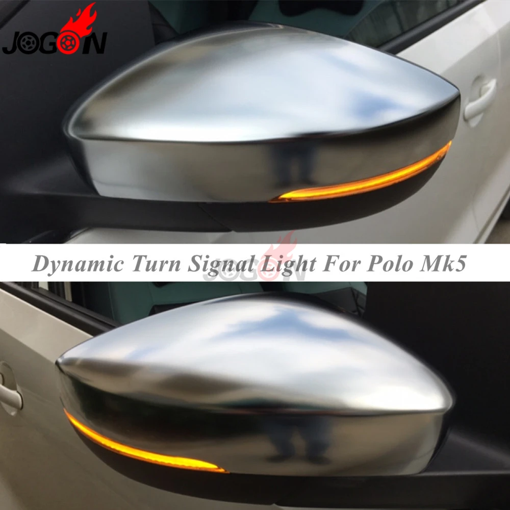 

For Volkswagen VW Polo MK5 6R 6C 2009 -2017 LED Dynamic Turn Signal Light Side Wing Mirror Indicator Blinker Repeater Lamp