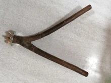 Pet loro materias primas Tenedor de madera de rama de árbol estante ardilla pájaro hámster rama perchas masticar morder juguetes con Material de madera