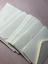 Conjunto de 20 unidades de Mini sobres clásicos de papel Kraft en blanco para ventana, sobre de invitación de boda, sobre de invitación para regalo