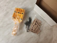 Guía de taladro con plantilla y herramienta para carpintería, 6, 8, 10mm, brocas HSS para madera, novedad