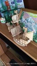 Modelo de rompecabezas de madera 3D para niños y adultos, DIY, juguetes mecánicos hechos a mano, Kit de modelo, juego de ensamblaje, modelo de barco, tren, avión