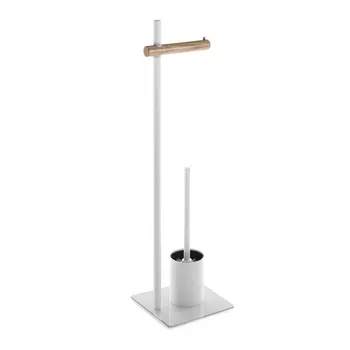 

Toilet Paper Holder with Brush Stand Metal (20 x 76 x 20 cm)