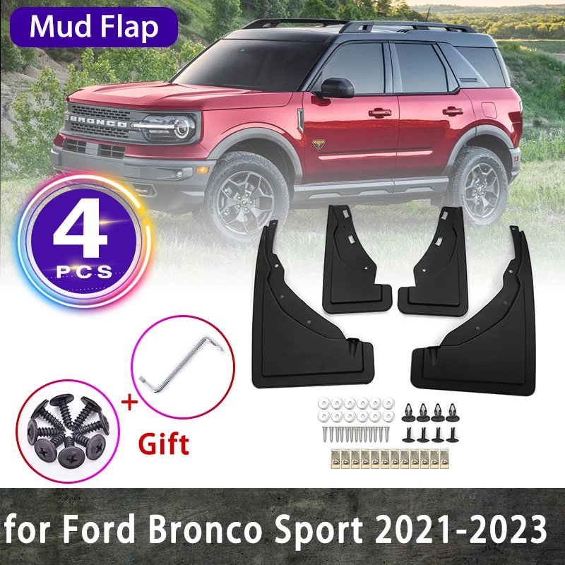 2023 Bronco Accessories For Ford Bronco Sport 2021 2022 2023 Cx430 Mudguards Fender Flare Mud Flaps Guard Splash Fender Cover Car Front Rear Accessories Mudguards Aliexpress