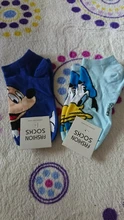 Calcetines tobilleros de algodón de estilo Kawaii para mujer, medias cortas con estampado de Mickey Mouse de Disney, Donald Sweat estilo Anime, 2020