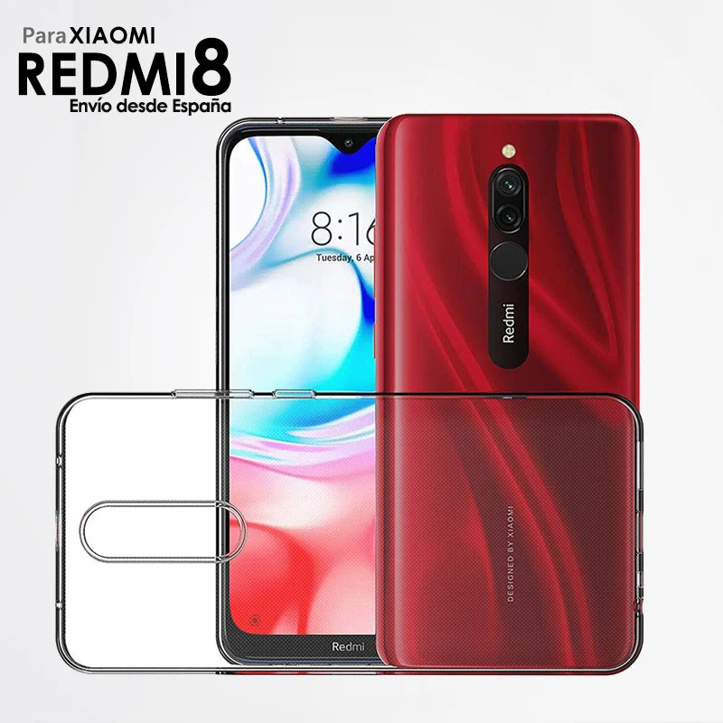 Гелевый Чехол из ТПУ силиконовый чехол для мобильного телефона Xiaomi Redmi 8 задняя