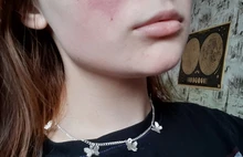 Gargantilla de mariposa Bohemia para mujer, collar de cadena de clavícula de Color dorado y plateado, joyería Chic para mujer 2020