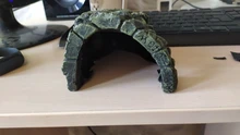 Aquarium Turtle Cave Fish-Hiding Reptile Hide Habitat-Decor Basking Landscaping