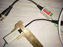 2 uds (1 pares) AHD/CVI/TVI torcido BNC CCTV vídeo Balun pasivo transceptores de fibra óptica UTP Balun BNC Cat5 CCTV UTP vídeo Balun