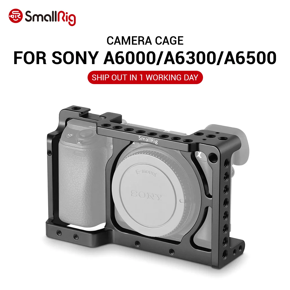 Клетка SmallRig для цифровой зеркальной камеры Sony Alpha A6300/для A6000/детской с башмаком