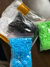 PUPUKOU-Bolsa de 5mm de perlas de Hama, juguetes educativos para niños, 36 colores, garantía de calidad de 100%, 1000 unidades