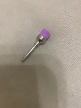 Pulidor de pulido plano y pequeño con cierre de nailon para laboratorio Dental, 50 Uds., cepillos de depilación, cabezal de cepillo de cuidado Dental desechable