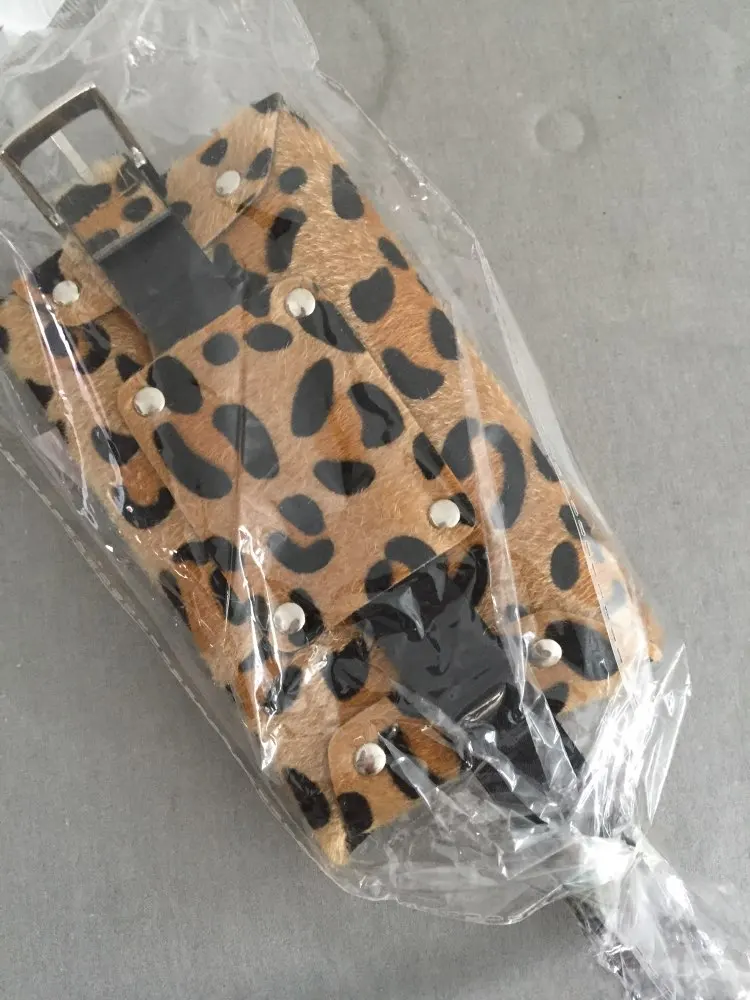 Leopard Multiple Use Belt Purse Hand Free photo review
