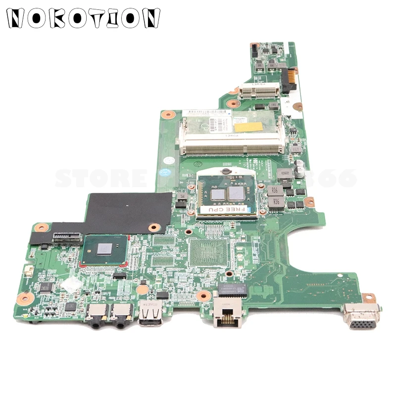 NOKOTION 646175-001 для hp 2000 COMPAQ CQ43 CQ57 материнская плата для ноутбука HM55 DDR3 Бесплатный процессор