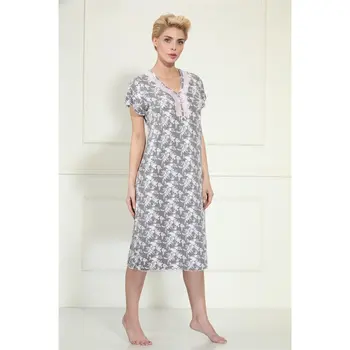 

Etoile women's spring/summer Bamboo Short Sleeve Nightgown (Detail: Lace) Sleepwear 91061