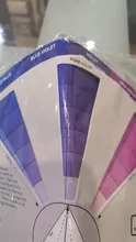 Nueva tabla de tinta de rueda de mezcla de Color de diseño de tarjeta de papel profesional guía círculo Central gira pigmento de uñas de tatuaje